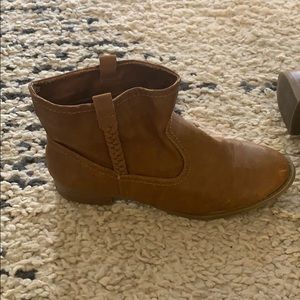 Brown booties